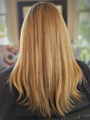 blonde extensions hair extensions + custom blonding